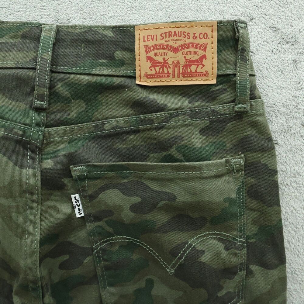 Levi's 721 Jeans Women's Size 27 Camouflage High-Rise Skinny Denim 30" Inseam - Picture 16 of 16
